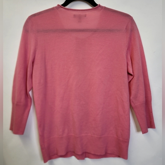 Eileen Fisher fine knit Wool button down cardigan/ top - Picture 2 of 8